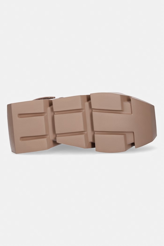 United Nude sandały na platformie damskie skórzane Bull Way 1098593216 beżowy