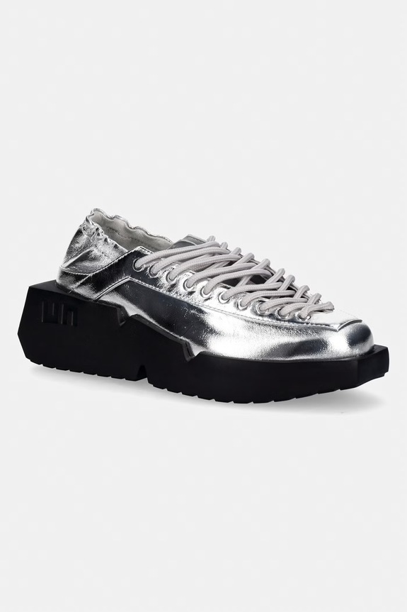 United Nude Mega Lacey tenisky dámske kožené strieborná 1099514116
