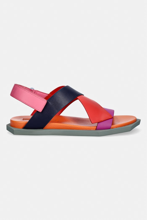 United Nude sandále na plochom podpätku dámske kožené Poly Straps Lo Unisex-L 1100297616 viacfarebná SS26