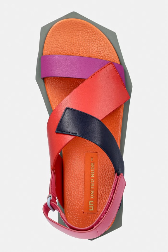 United Nude sandále na plochom podpätku dámske kožené Poly Straps Lo Unisex-L viacfarebná 1100297616
