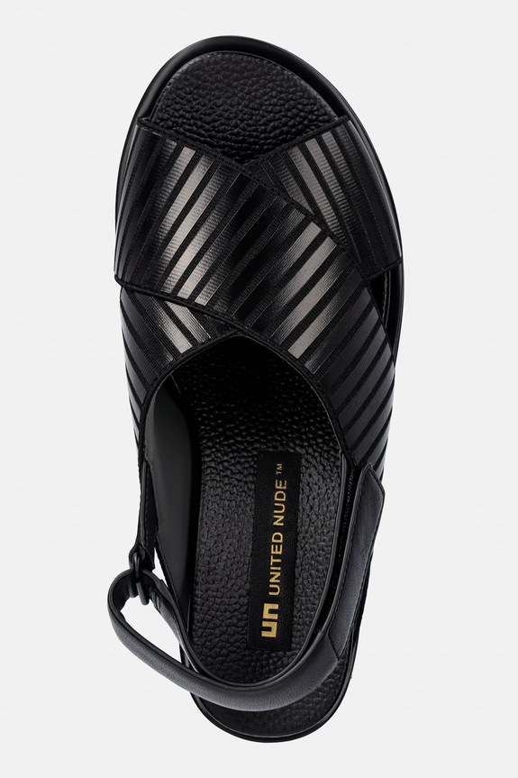 United Nude sandále s otvorenou pätou dámske Rico X Sandal čierna 110130116