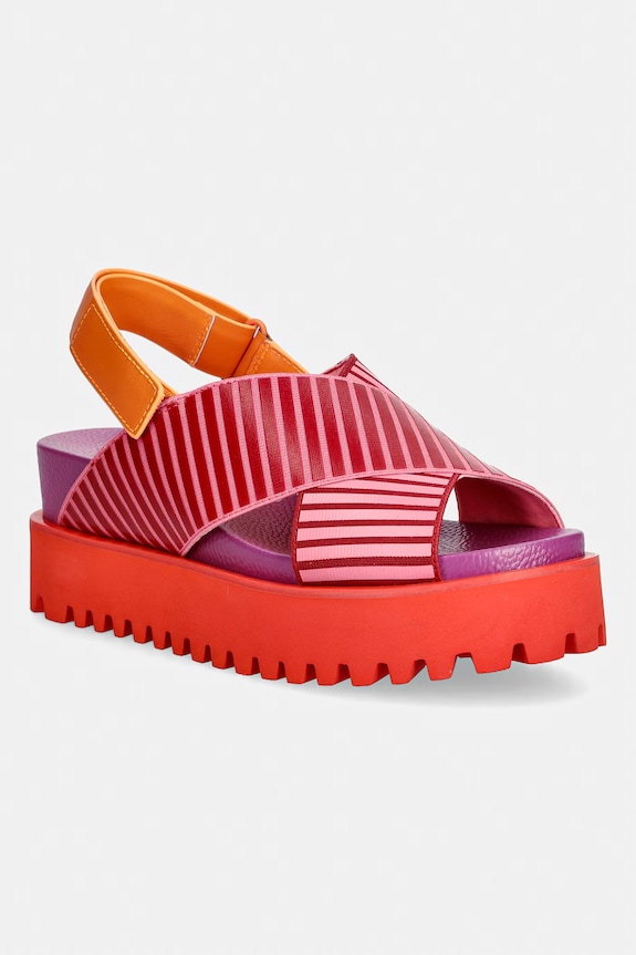 Sandále United Nude Rico X Sandal klinový ružová 1101396416