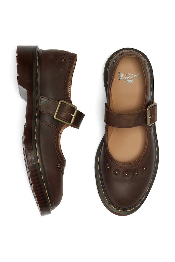 Dr. Martens балетки шкіряні Mary Jane Flower DM42391200