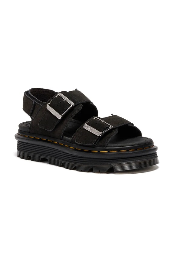 Dr. Martens ZebZag Sandal sandały na platformie damskie zamszowe DM42689001