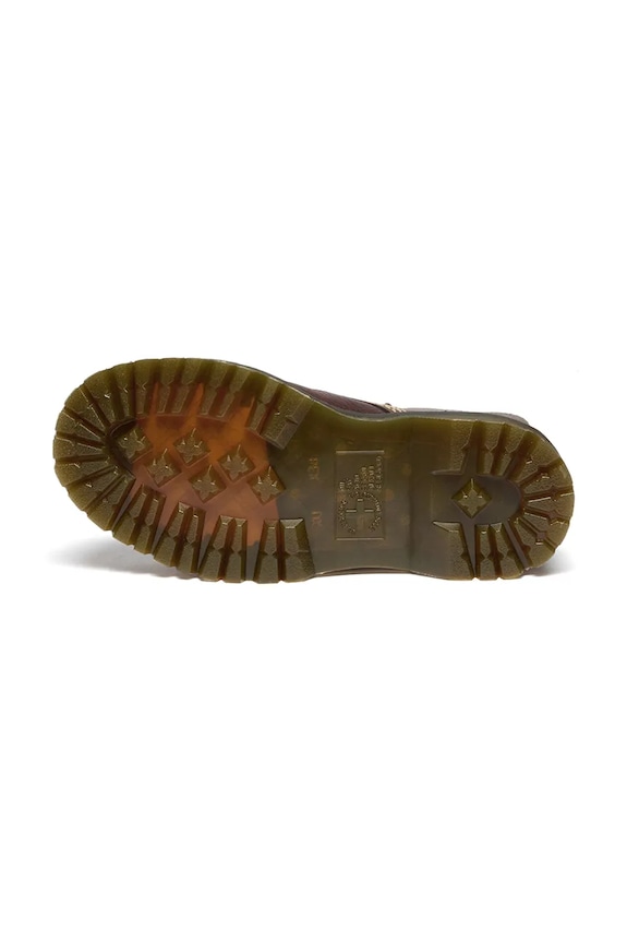 Dr. Martens buty damskie skórzane Sinclair Flower DM42818200 brązowy