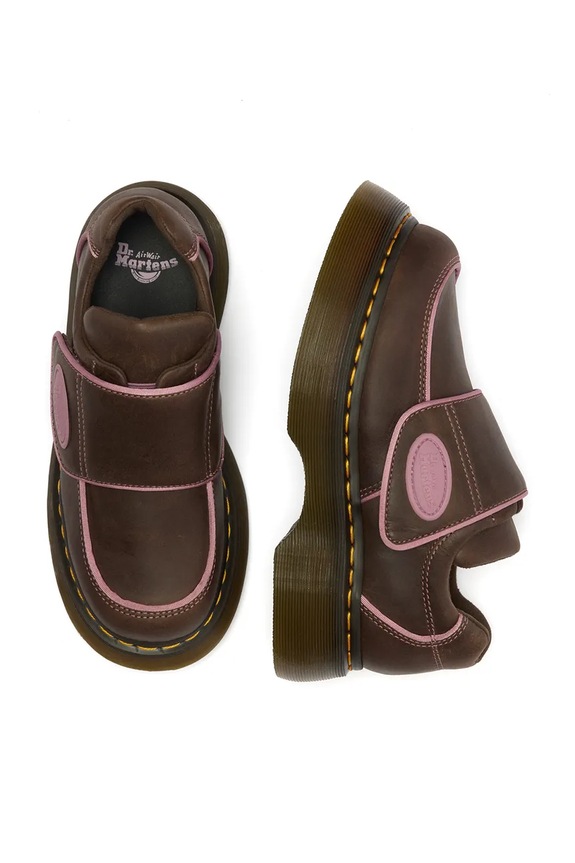 Dr. Martens poltopánky dámske kožené Buzz Strap DM42845200