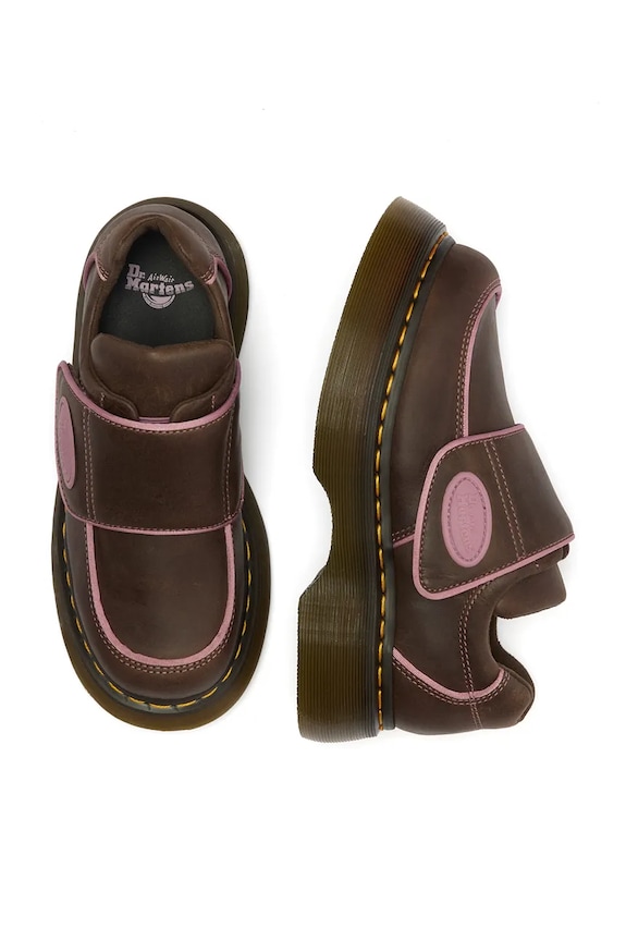 Dr. Martens poltopánky dámske kožené Buzz Strap DM42845200