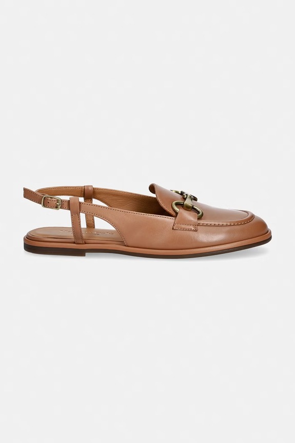 Marc O'Polo mocasini de piele Alva 6A 60217241101184 maro SS26