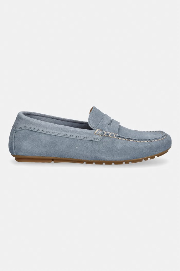 Marc O'Polo mokasyny damskie zamszowe Selma 8B 60314623101325 niebieski SS26