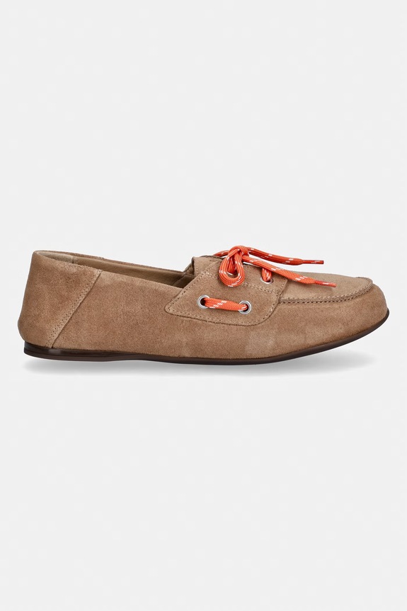 Marc O'Polo mocasini din piele întoarsă Siana 2B 60219183602300 maro SS26