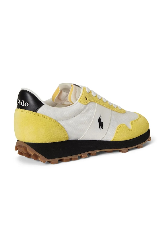 Obuwie Polo Ralph Lauren sneakersy SUEDE/MESH-PRL 804956697002 żółty