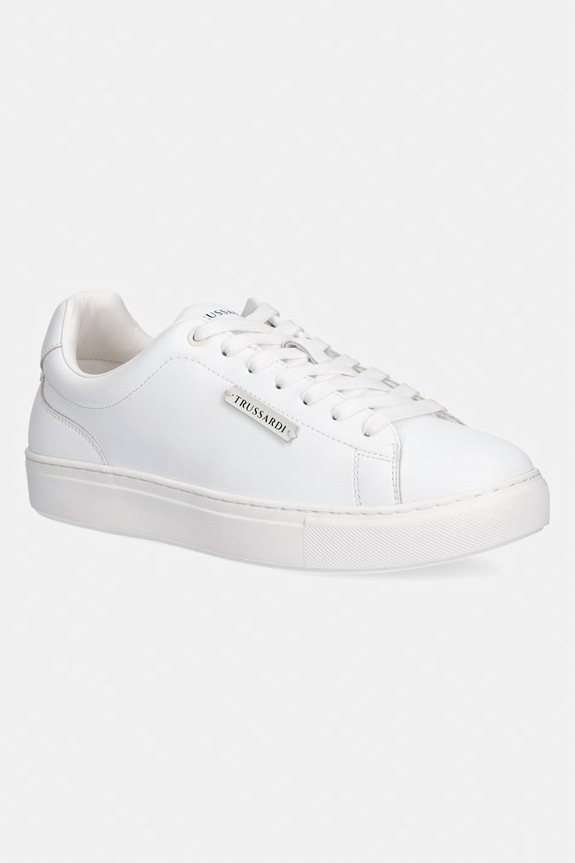 Шкіряні кросівки Trussardi пласка чорний N029S001055N.01