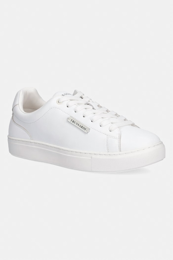 Шкіряні кросівки Trussardi пласка чорний N029S001055N.01