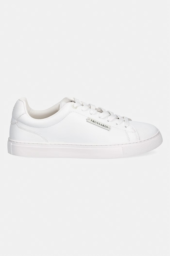 Kožne tenisice Trussardi N034S001054N.01 bijela SS26