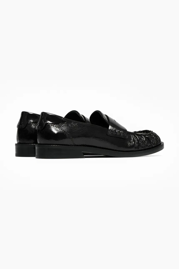 Boty Kožené mokasíny Vanda Novak Greta.Glossy.Black černá