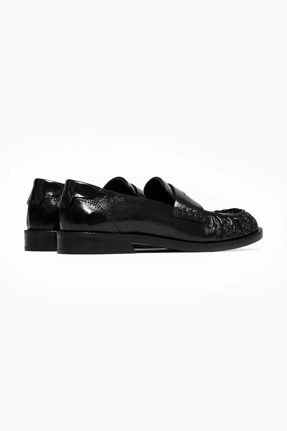 Boty Kožené mokasíny Vanda Novak Greta.Glossy.Black černá