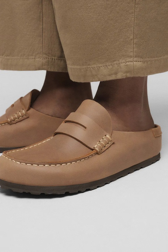 Birkenstock Naples papuci mocasini pentru femei din piele 1030224