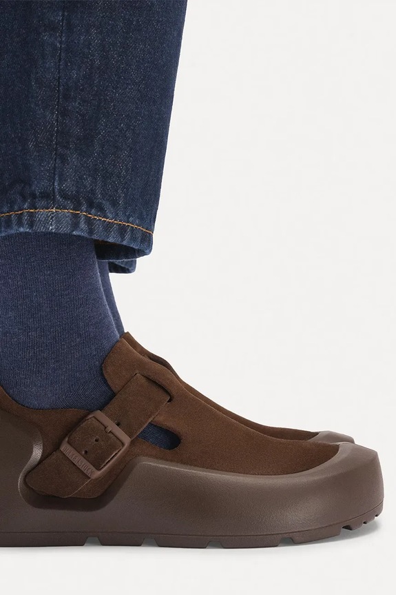 Birkenstock Reykjavik półbuty na płaskim obcasie damskie nubukowe 1031777
