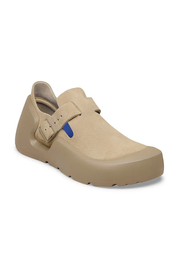 Birkenstock Reykjavik pantofi cu toc plat pentru femei din nubuc 1031794 bej SS26