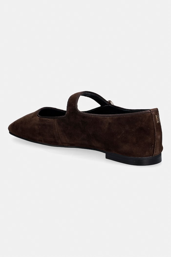 Obuwie Nokwol baleriny zamszowe Masa Masa.Brown.Suede brązowy