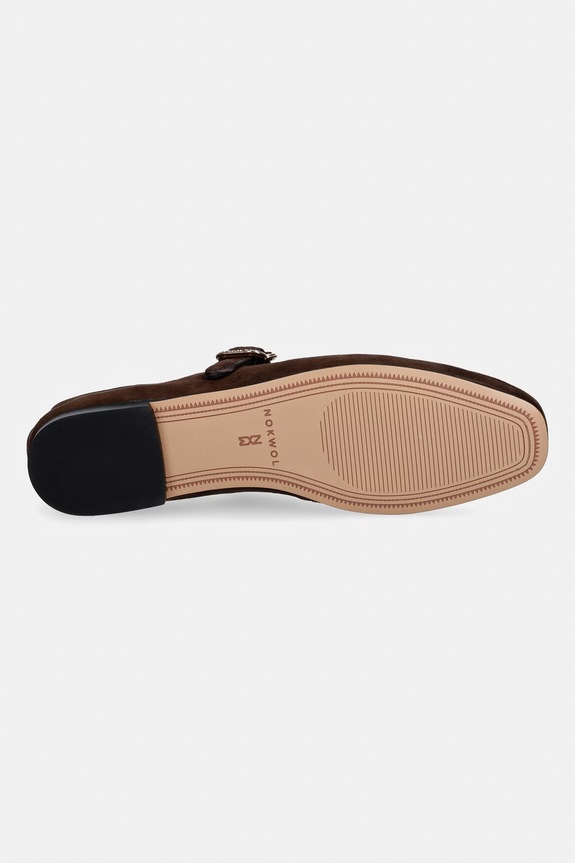 Nokwol baleriny zamszowe Masa Masa.Brown.Suede brązowy