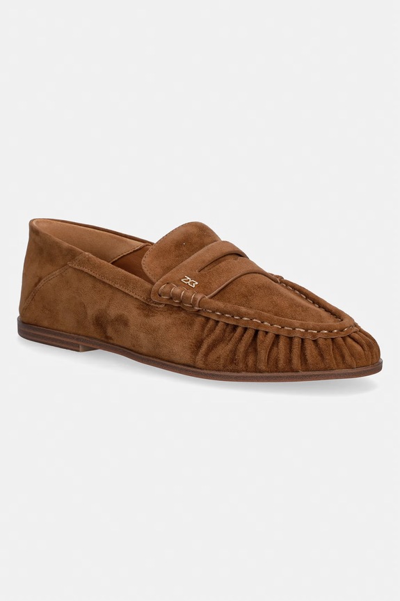 Nokwol mocasini din piele întoarsă Mica piele întoarsă maro Mica.Chestnut.Suede