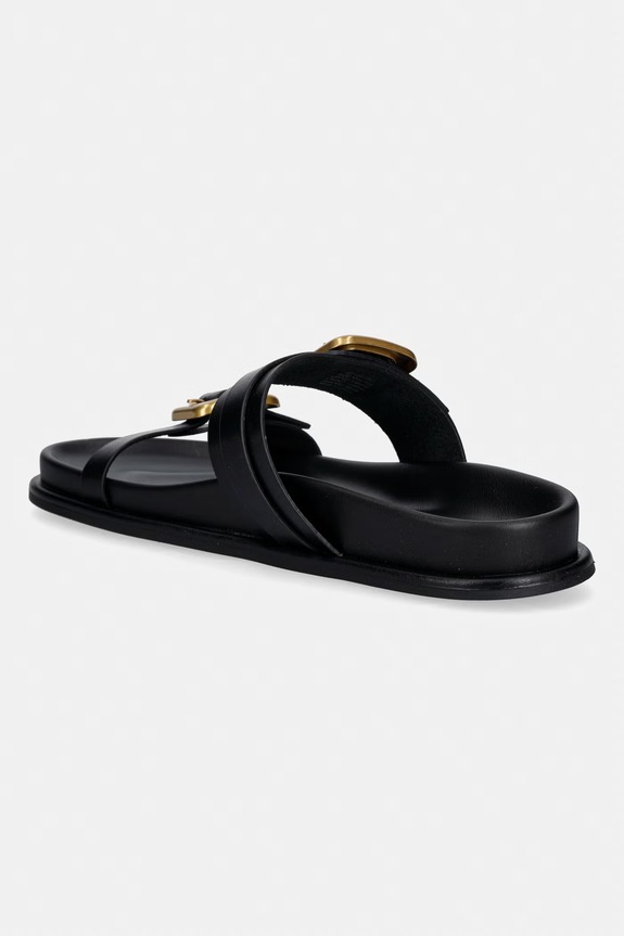 Obuv Kožené šľapky Nokwol Zaz Zaz.Black.Leather čierna