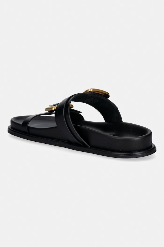 Obuv Kožené šľapky Nokwol Zaz Zaz.Black.Leather čierna