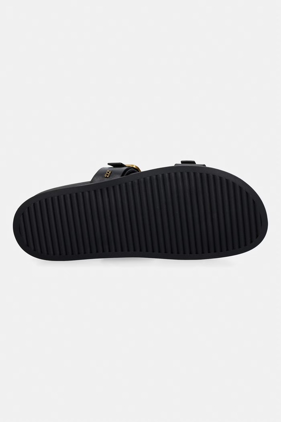 Kožené šľapky Nokwol Zaz Zaz.Black.Leather čierna