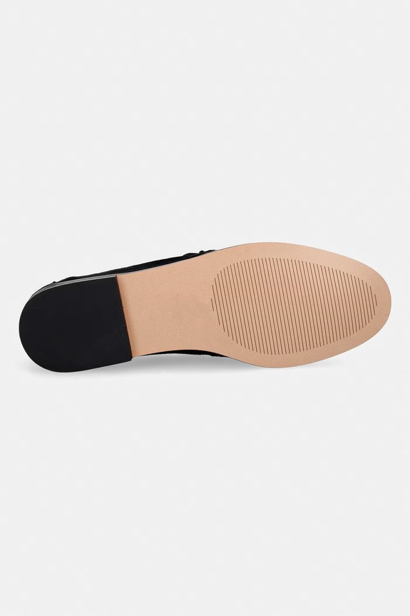 Steve Madden mokasinke za žene od brušene kože Muse 11005231.015 crna