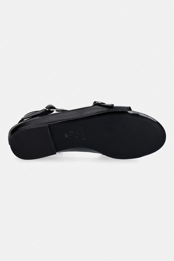 Coperni Buckle On sandale pentru femei din piele COPSH100F6043 negru