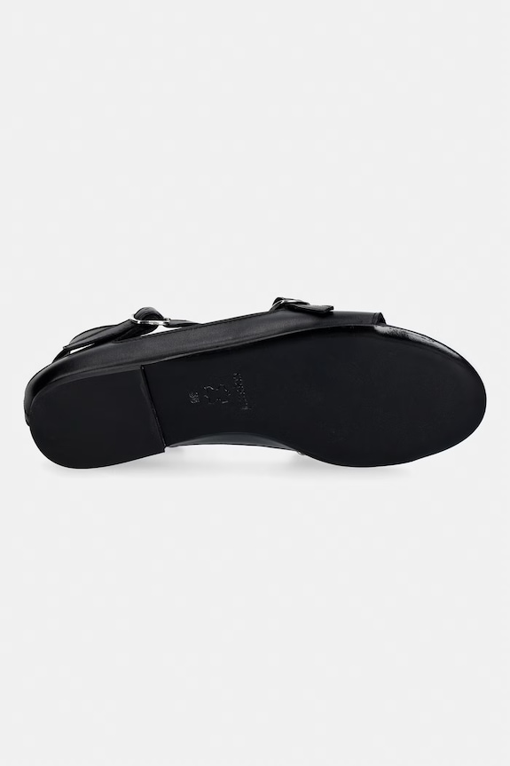 Coperni Buckle On sandale pentru femei din piele COPSH100F6043 negru