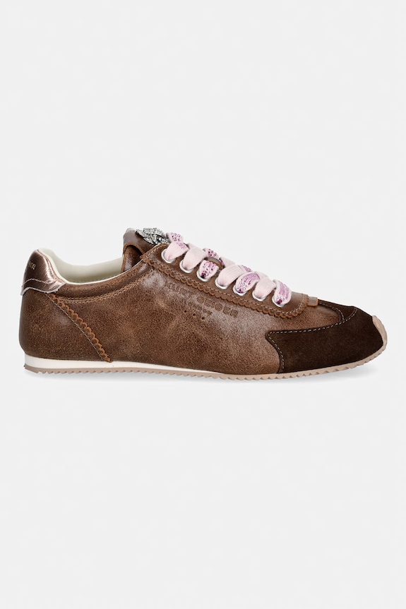 Kurt Geiger London Islington Sneaker női bőr sportcipő 4396031219 barna SS26
