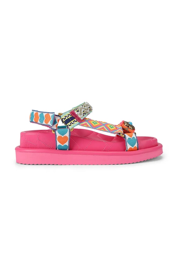 Kurt Geiger London sandale cu platformă pentru femei Orson Sandal roz 4461652609