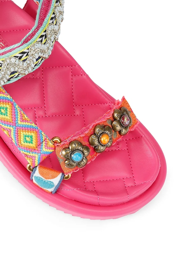 Kurt Geiger London sandale cu platformă pentru femei Orson Sandal roz 4461652609