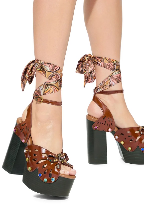 Kurt Geiger London szandál bőr Butterfly Platform Sdl 5596931109