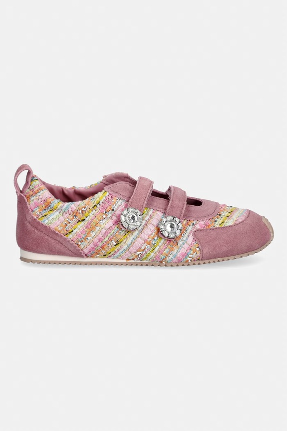 Kurt Geiger London Islington Mary Jane női velúr sportcipő 5597657629 rózsaszín SS26