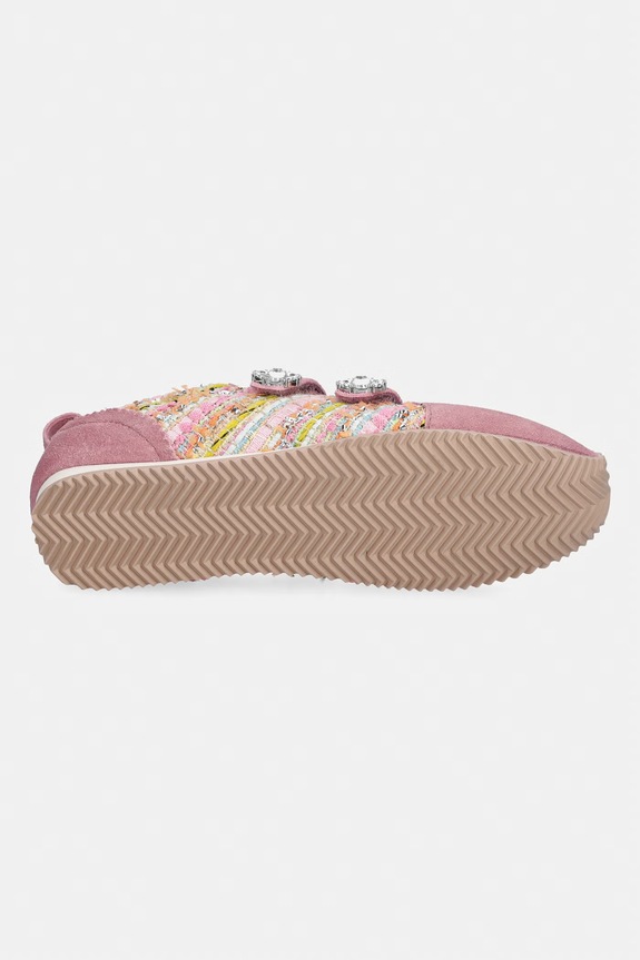 Kurt Geiger London Islington Mary Jane női velúr sportcipő 5597657629 rózsaszín