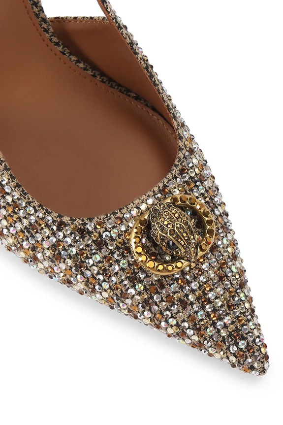 Kurt Geiger London salonarji Chelsea Point Slingback rjava 5598843609