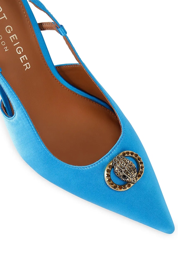 Kurt Geiger London szpilki Chelsea Point Slingback niebieski 5598880609
