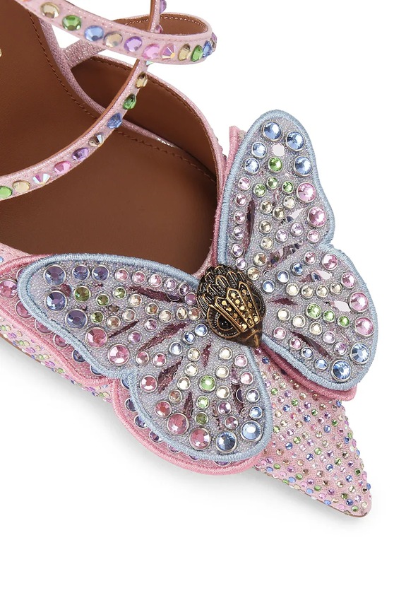 Kurt Geiger London szpilki Butterfly Strap Court różowy 5610453069
