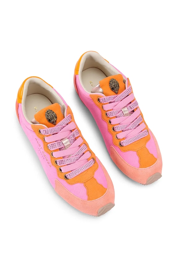 Obuv Kurt Geiger London Islington Sneaker tenisky dámske kožené 4396057209 ružová