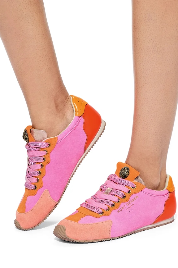 Kurt Geiger London Islington Sneaker tenisky dámske kožené 4396057209 ružová