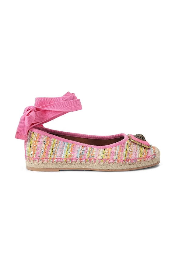 Kurt Geiger London espadrile za žene Pimlico Tie Ballet roza 5601657609