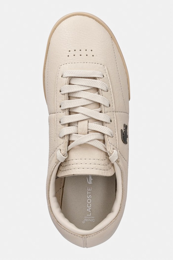 Lacoste sneakers din piele Aura bej 50SFA0161.2R2