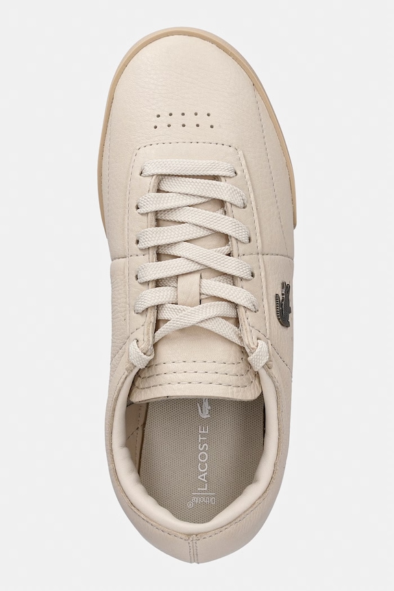 Lacoste sneakers din piele Aura bej 50SFA0161.2R2
