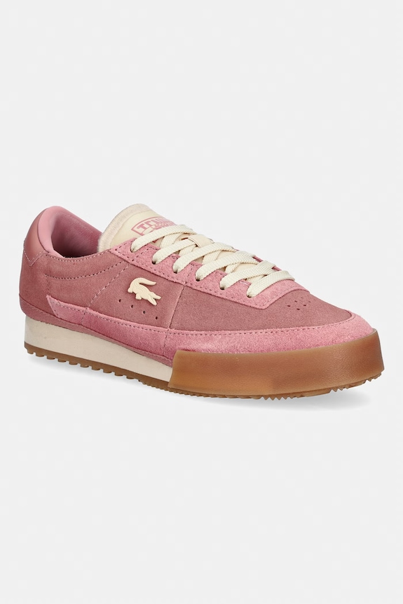 Lacoste Aura sneakersy damskie zamszowe różowy 50SFA0163.AJX