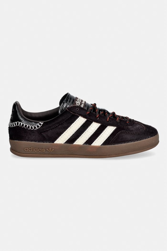 adidas Originals x Wales Bonner Gazelle Pony sneakersy damskie skórzane KK3640 brązowy SS26