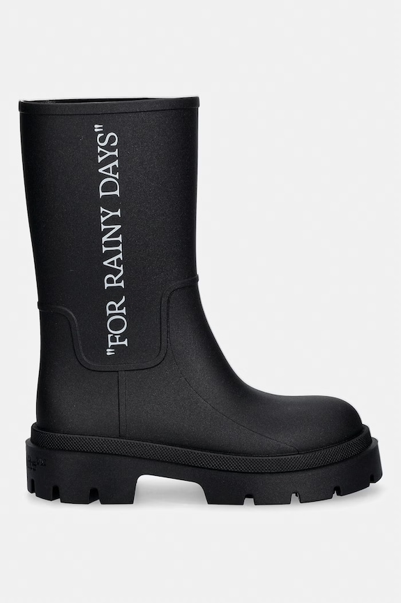 Off-White Reboot Rainy Days holínky dámské W049C9M001 černá SS26
