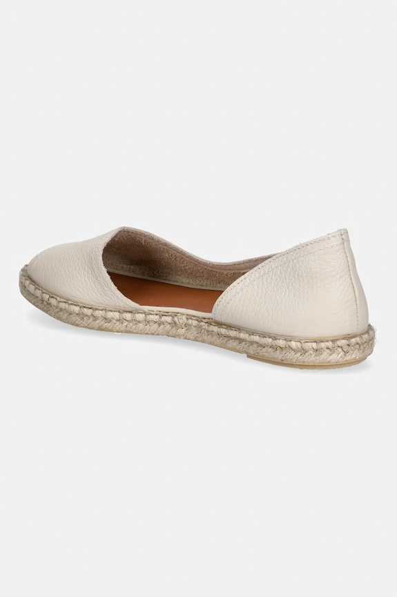 Încălțăminte Verbenas espadrile pentru femei, din piele CRUZ NUCLEO/GAL 0300521073.CRUDO bej